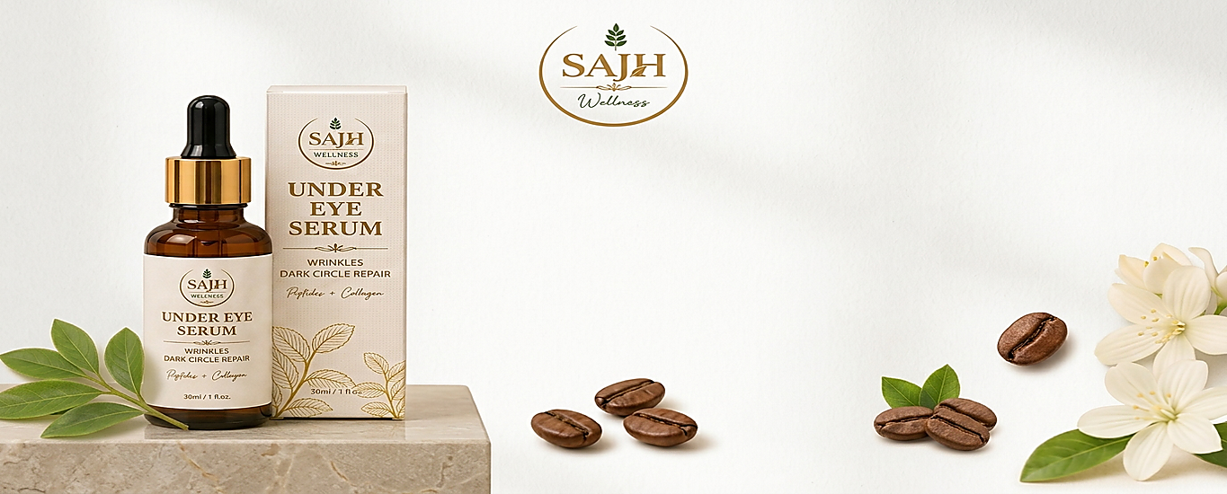 SAJH Under Eye Serum with peptides and collagen